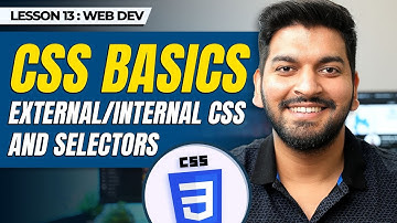 Mastering CSS: Inline, Internal, and External Stylesheets || Episode - 13