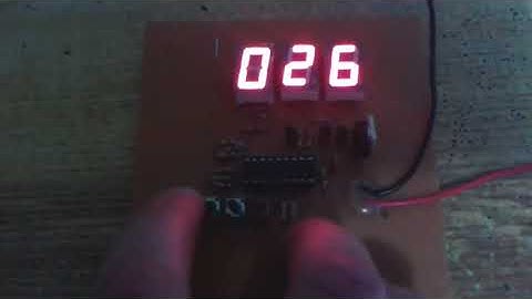 Öğüt Elektronik 0 999 iler geri sayıcı  devresi