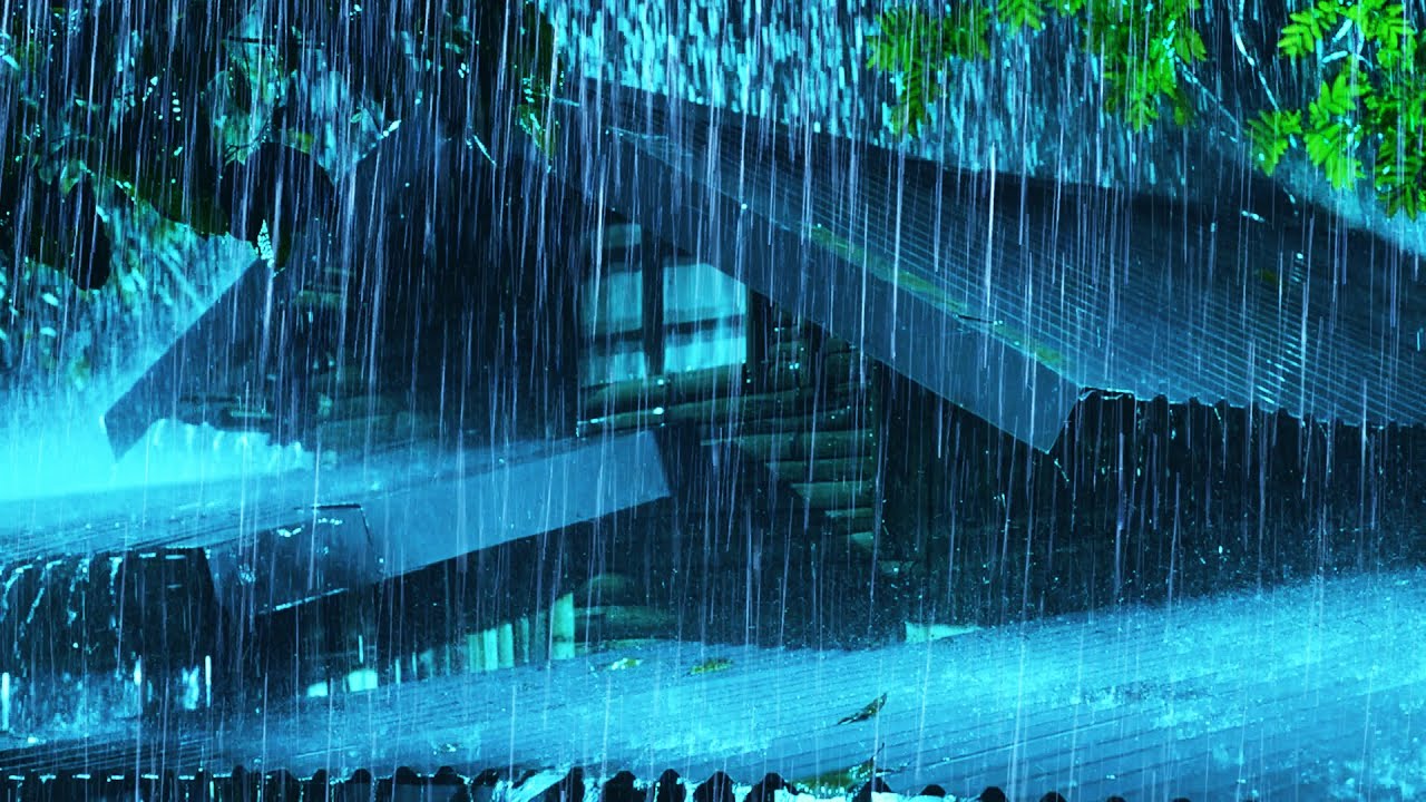 Duerme Como Un Bebé Esta Noche ⛈️ Sonidos De Lluvia Intensa Y Truenos ...