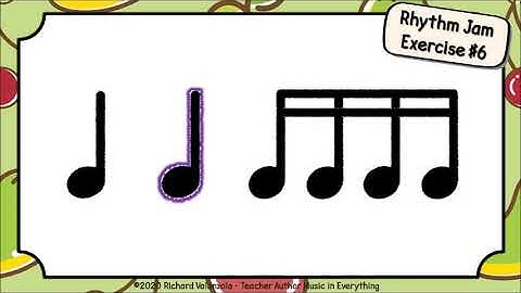 Rhythm Video #6   Quarter Notes & Sixteenth Notes