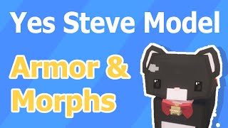 Yes Steve Model Tutorial | Part 6: Armor/Morph #minecraft #yesstevemodel #blockbench