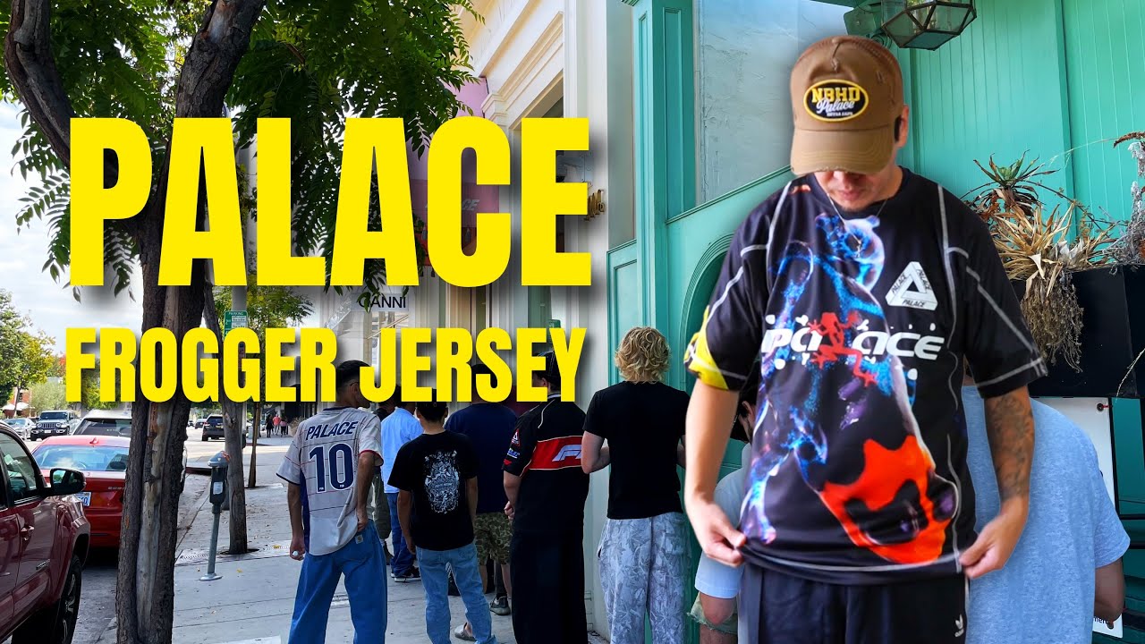 Palace Skateboards Frogger Jersey In-Store Pick-Ups - YouTube