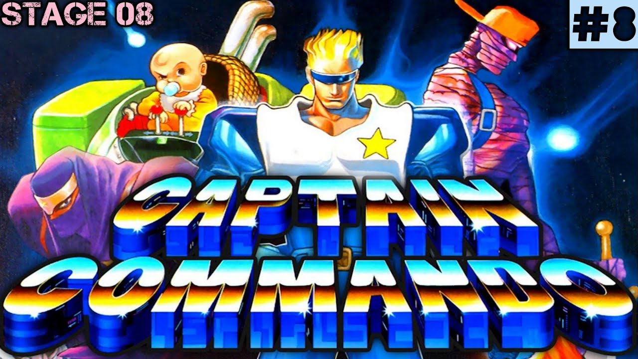 Captain Commando | Stage 08 | Enemy's Spaceship | Gameplay Full HD 1080p (60fps)