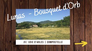 J9 - Lunas - Bousquet d'Orb  (voie d'Arles, Compostelle)