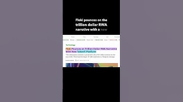 Floki Launches TokenFi: The Future of Trillion Dollar Real-World Assets in DeFi #btc #bitcoin
