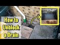 How to unblock a kitchen sink drain