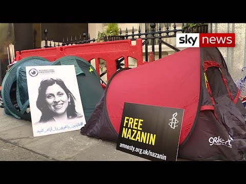 Nazanin Zaghari-Ratcliffe's husband on hunger strike