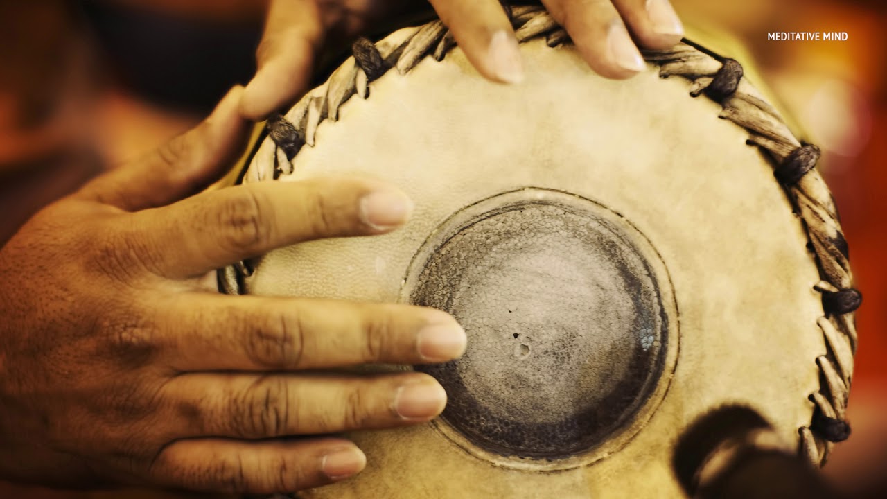 Mridangam  Hang Drum  Indian Music for Yoga  Meditation Music