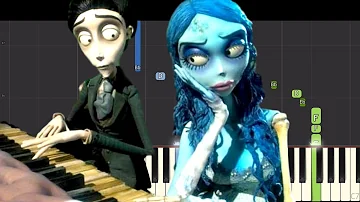 Corpse Bride - The Piano Duet - Piano Tutorial - Danny Elfman
