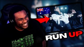 THE HOOK IS CRAZY 😭 | AMERICAN REACTS TO LF70 - RUN UP (Official Music Video)