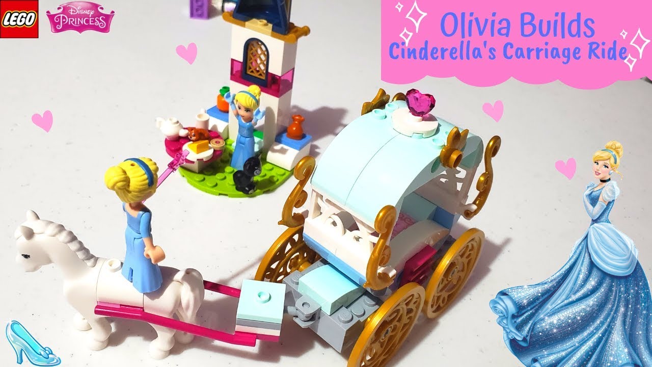 Olivia Builds Lego Juniors Cinderella's Carriage Ride
