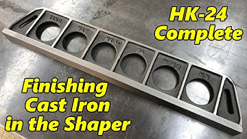 Machining a 24 Inch Camelback Straight Edge Episode 2