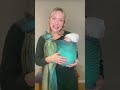 Ring Sling Newborn Hack | How to Adjust a Ring Sling for a Newborn Baby | Tutorial