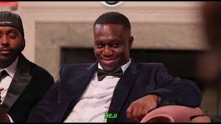 looked to my right, deji looked to my left, aj. these partners stink of poo