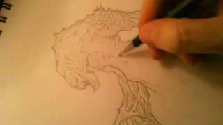 (part 4 of 4) David Edwards - Drawing demonstration - Character design 0104
