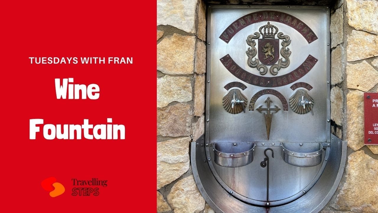Wine fountain in the Camino YouTube