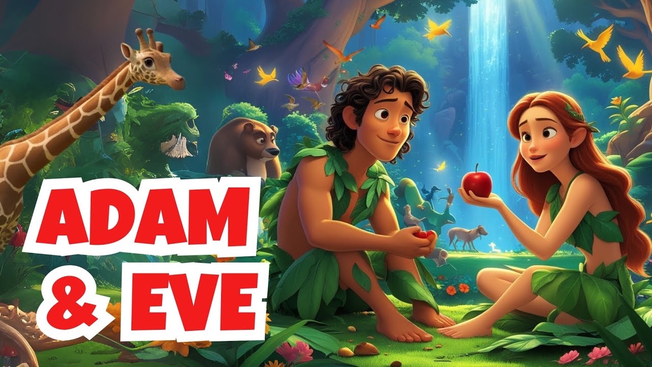 Adam and Eve | Bible Song for Kids | The First Story of the Bible | Fun ...