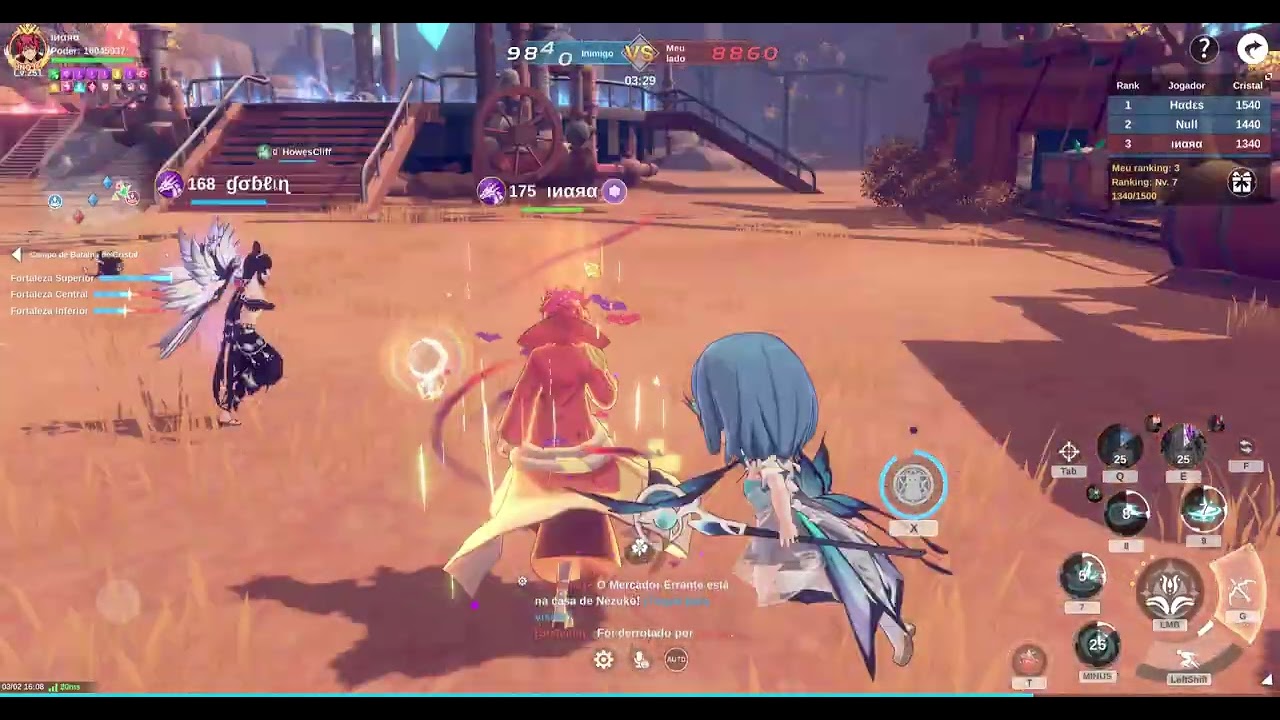 Campo de Cristal / Ranking / Arco