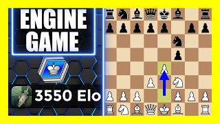 Stockfish 16 Chess Game Zukertort Opening, Lisitsyn Gambit Deferred Wdl %