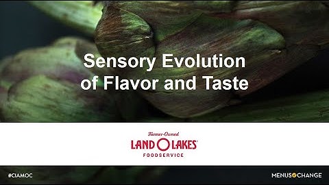 2020 Menus of Change: Sensory Evolution of Flavor and Taste