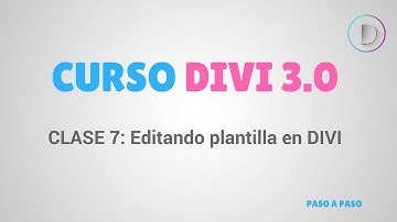 Curso de DIVI 3.0 - #7: Editando una plantilla de muestra en Divi