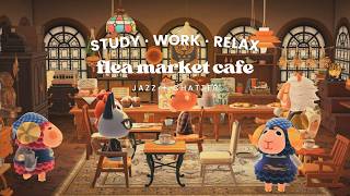 Flea Market Café with Raymond 🛍 1 Hour Cozy Fall Jazz 🎶 Café Ambience | Study Music | Work Aid