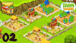Farm Town - Family Farming Day: Gameplay Walkthrough  Part 2 || Feed my Animals, I enjoy my works. screenshot 3