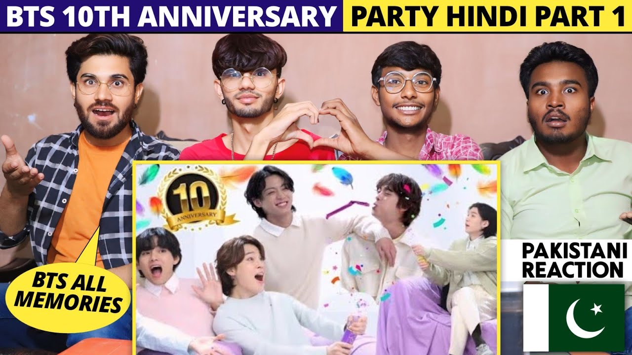 Bts 10th Anniversary Hindi Part 1 - Pakistani Reaction - Shan Rajpoot