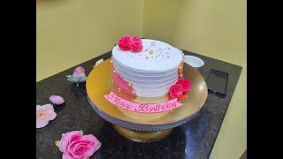 Birthday Cake Magic: From Batter to Beautiful! #cake #viral #explore #shorts