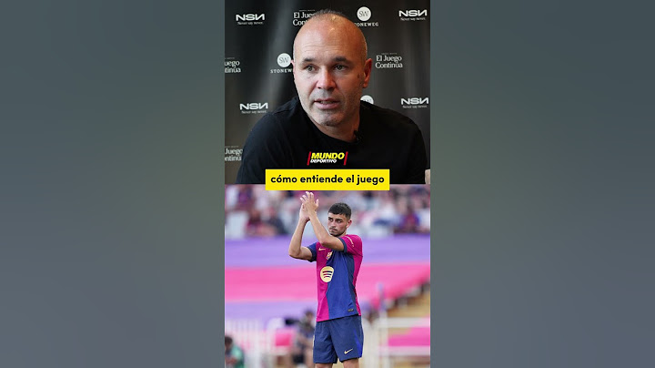 👏 Los elogios de Iniesta a Pedri #shorts