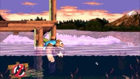 Donkey Kong Country 3 Level 1-3 Tidal Trouble