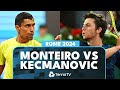 Thiago monteiro vs miomir kecmanovic highlights  rome 2024