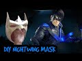 Make Nightwing Mask from Arkham Series with cardboard (DIY TUTORIAL WITH TEMPLATES)