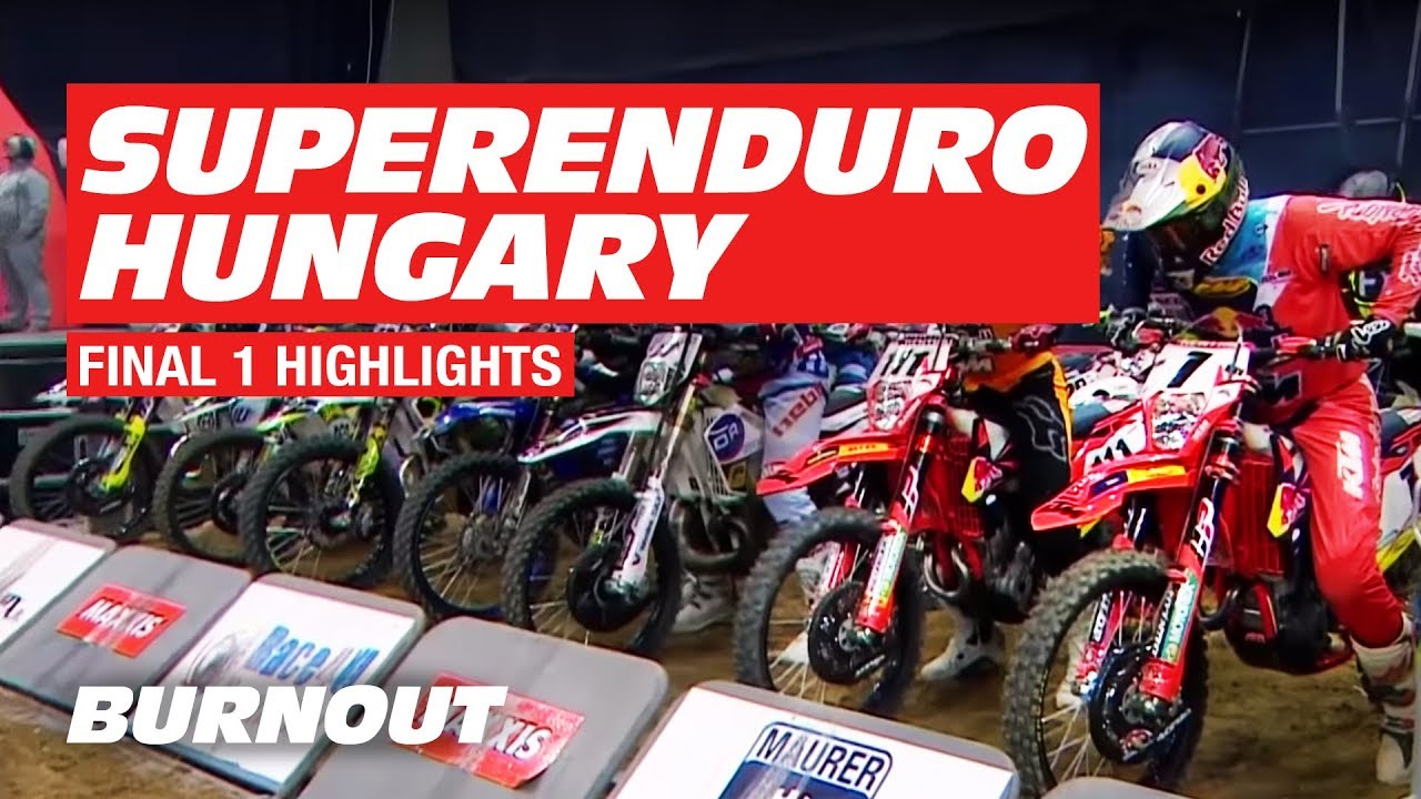 FINAL 1 FULL RACE | SuperEnduro Hungary 2019 | BURNOUT