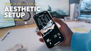 ☁️ how to make any iphone aesthetic but keep it real | matte screen + what’s on my phone