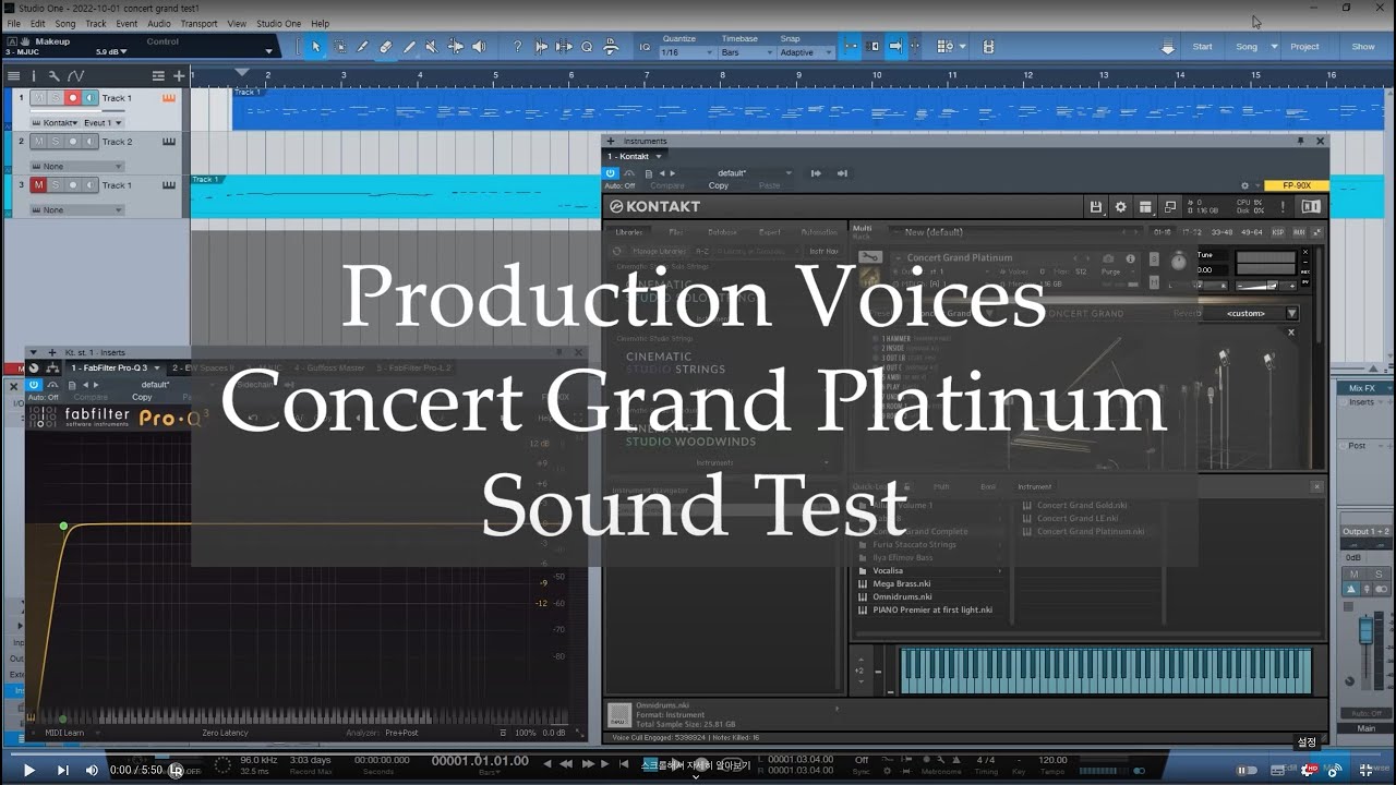 Concert Grand Platinum VST Test with Ghibli songs