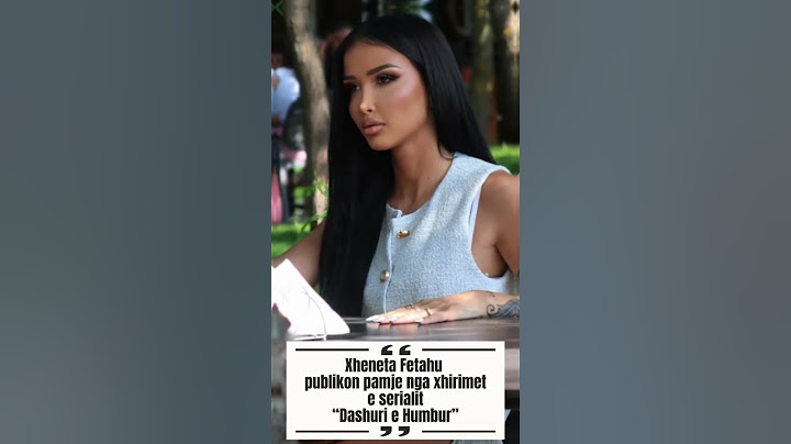 Xheneta Fetahu publikon pamje nga xhirimet e serialit “Dashuri e Humbur”
