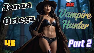 KI - AI generated Jenna Ortega as Vampire Hunter Part 2