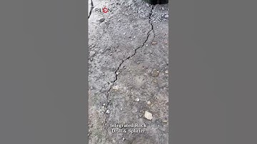 Shocking release of new all-in-one drilling and cracking machine, making crushing operations even