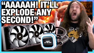 Ask GN 114: My AIO Will Explode? Tubes Down Don't Reach? Cavitation? Custom Loops?