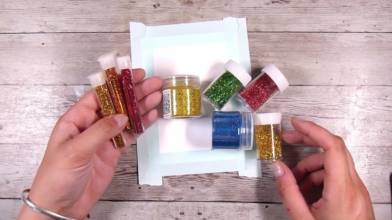 How To SECURE GLITTER! Make A Glitter Bubble in Card Making!!