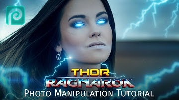 Thor Body Lightning Effect in Photopea! - Photo Manipulation Tutorial