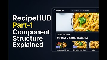 RecipeHUB Part 1 — App Structure + Header Component Code Explained!