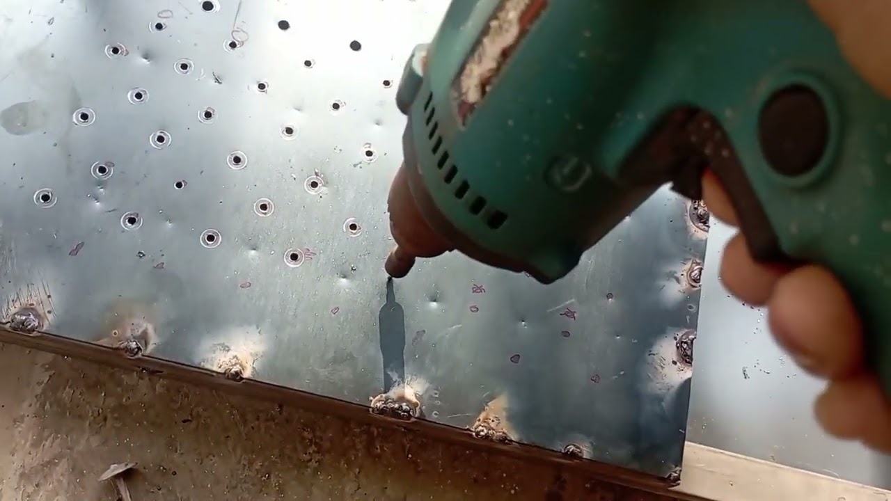 Cara Melubangi Besi Plat Tanpa Mata Bor