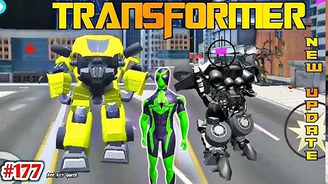 TRANSFORMER - Rope Frog Ninja Hero | New Update 2021 ( IN HINDI ) Transformer Car And Dragon