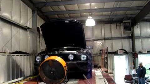 On 3 Performance 2007 Mustang GT 3v Single Turbo On The Dyno