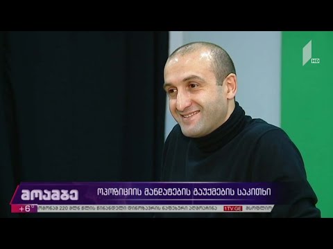 ოპოზიციის მანდატების გაუქმების საკითხი