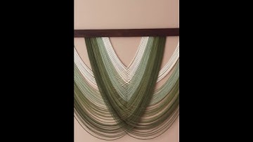 Boho Yarn Wall Hangings: Macrame Decor, Textile Art, Modern Fiber Tapestry  #handmade  #homedecor