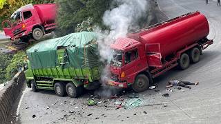 Download lagu Moments from Today's Incident on One of the World's Most Extreme Roads
