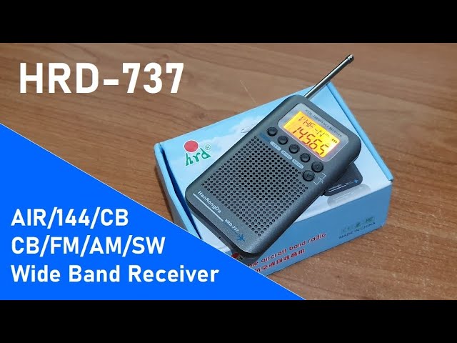 Comprar HanRongDa HRD-737 Radio portátil de banda completa receptor de banda  aérea FM/AM/SW/CB/Air/VHF banda mundial